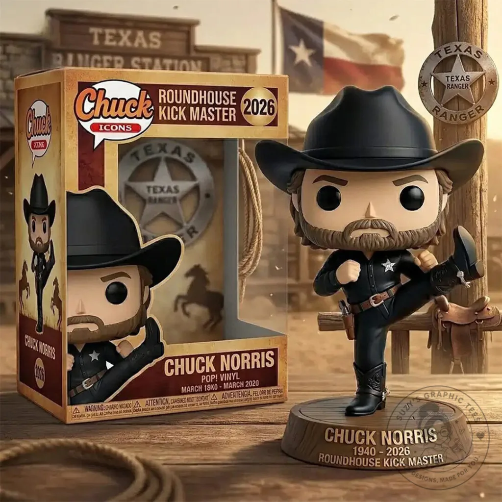 Chuck Norris Roundhouse Kick Master Collectible Vinyl Figurine