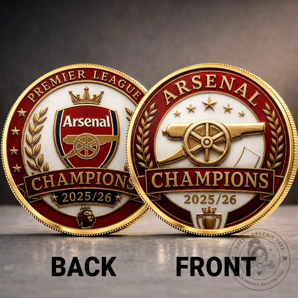 Commemorative Coin for Premier League Champions 2025-2026 - Arsenal Football Club 3 Commemorative Coin for Premier League Champions 2025-2026 - Arsenal Football Club