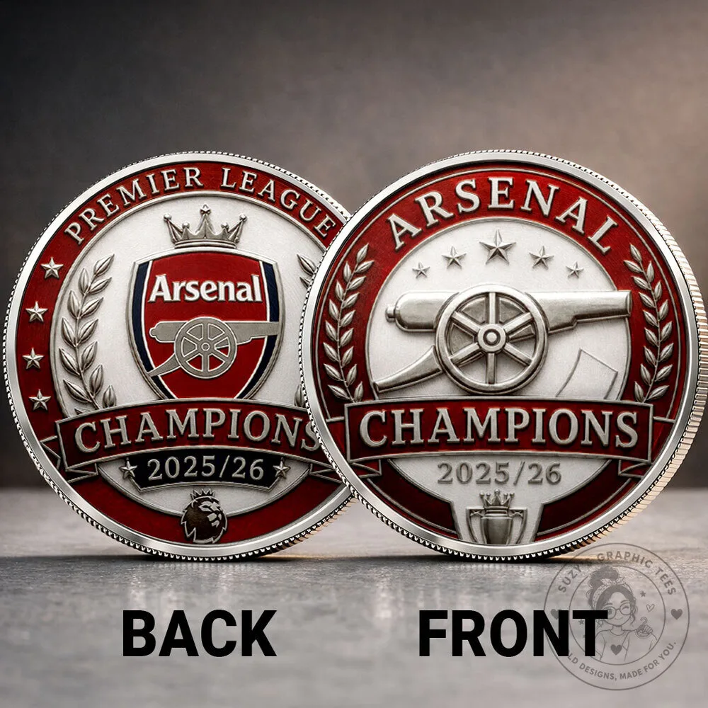 Commemorative Coin for Premier League Champions 2025-2026 - Arsenal Football Club 4 Commemorative Coin for Premier League Champions 2025-2026 - Arsenal Football Club