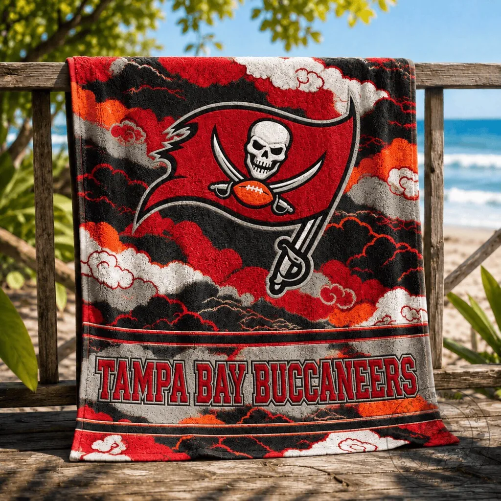 Tampa Bay Buccaneers NFL Football Team Beach Towel for Summer Fun Tampa Bay Buccaneers NFL Football Team Beach Towel for Summer Fun