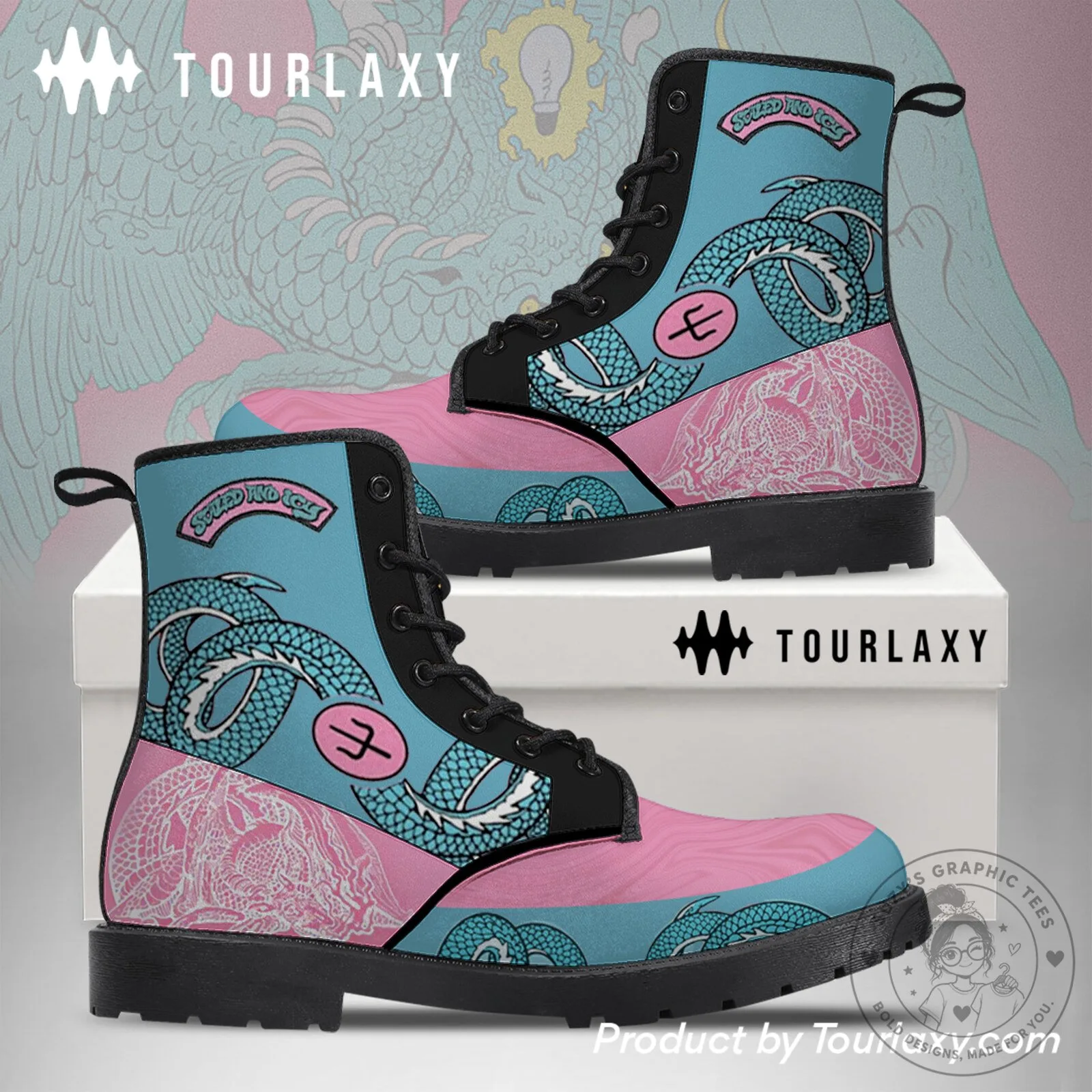 Twenty One Pilots Scale And Icy Album Art Music Fan Boots