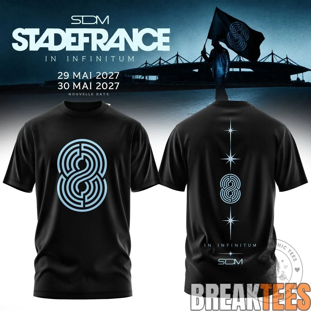 SDM Stadefrance In Infinitum 2027 Concert Tour Black T-Shirt