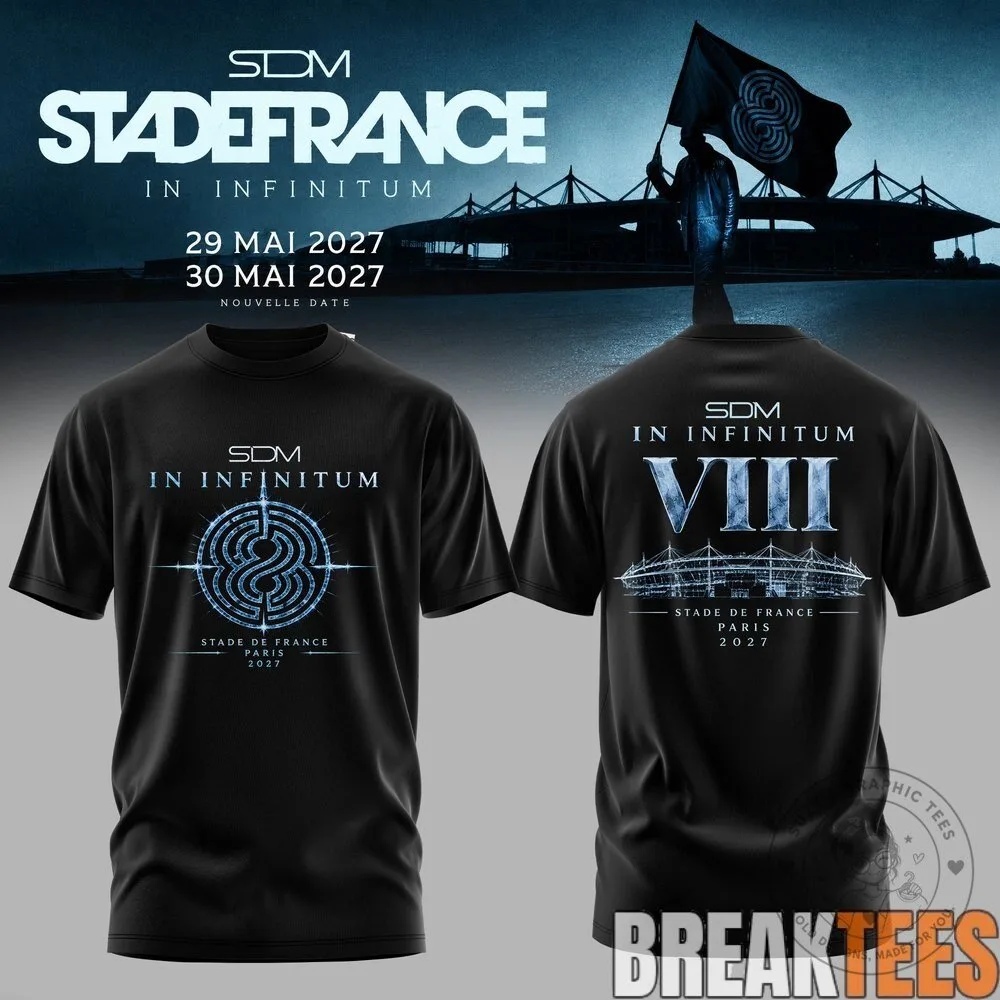 SDM Stadefrance In Infinitum 2027 Concert Tour Black T-Shirt 11 SDM Stadefrance In Infinitum 2027 Concert Tour Black T-Shirt