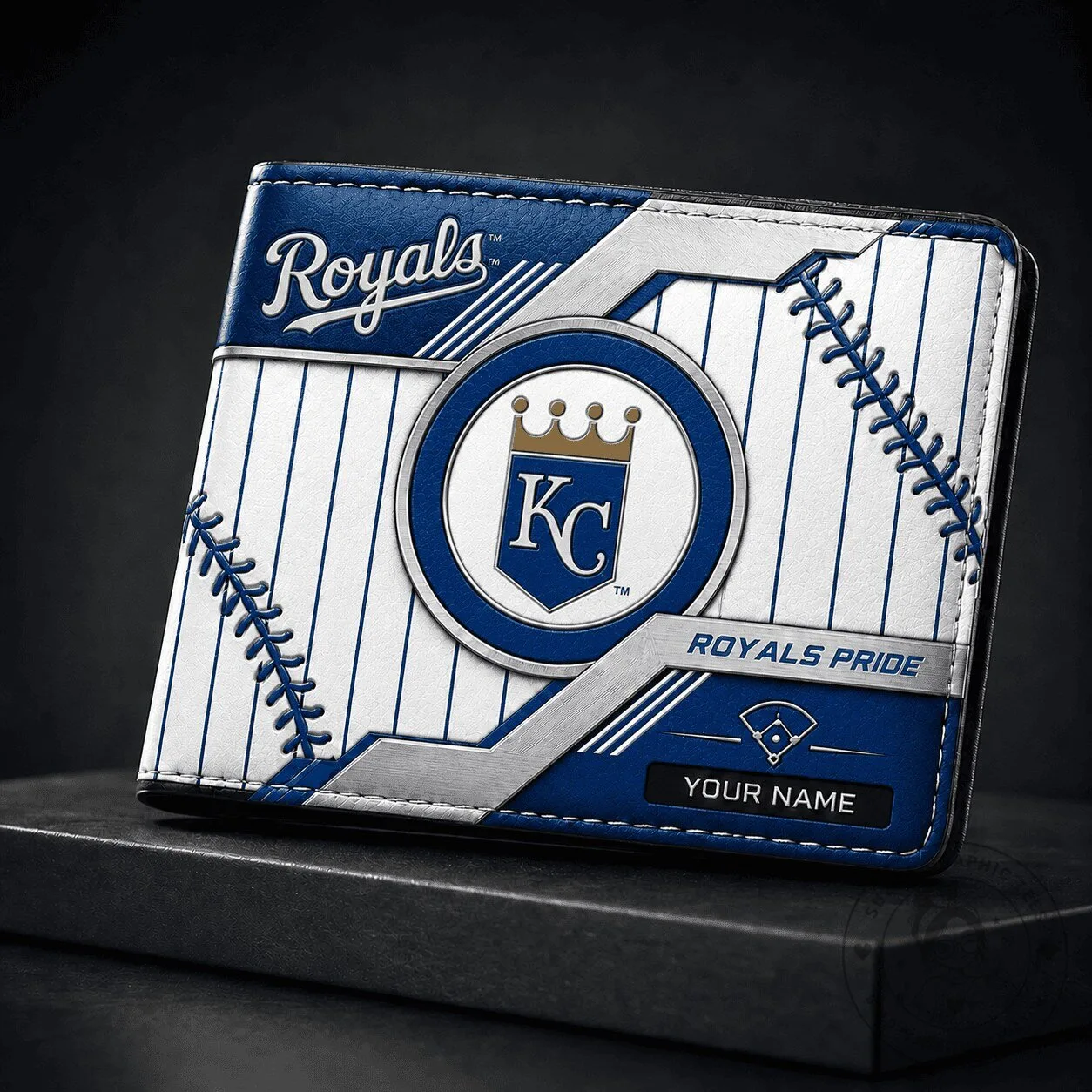 Kansas City Royals Baseball Team Personalized Wallet