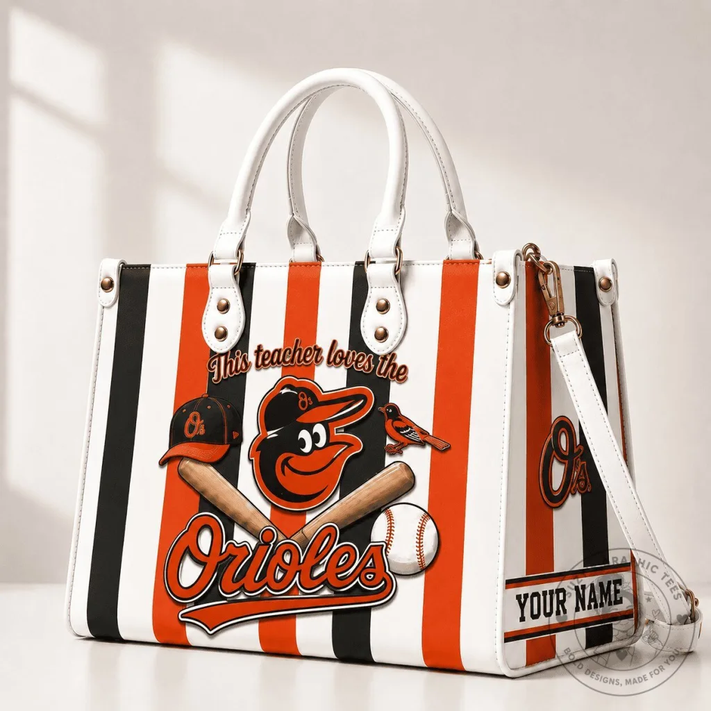 Baltimore Orioles Baseball Team Personalized Handbag For Teacher Baltimore Orioles Baseball Team Personalized Handbag For Teacher