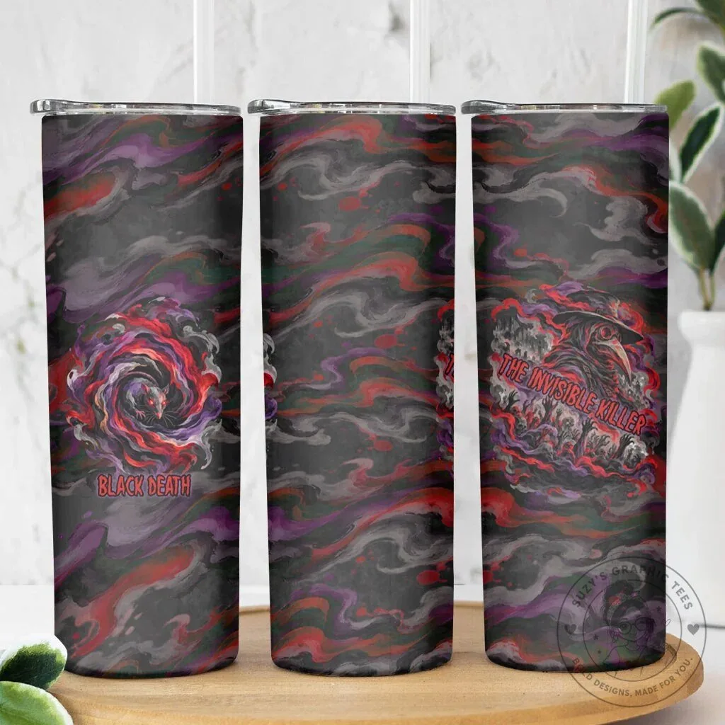 Plague Doctor Black Death The Invisible Killer Skinny Tumbler Dark Gothic Fantasy 12 Plague Doctor Black Death The Invisible Killer Skinny Tumbler Dark Gothic Fantasy