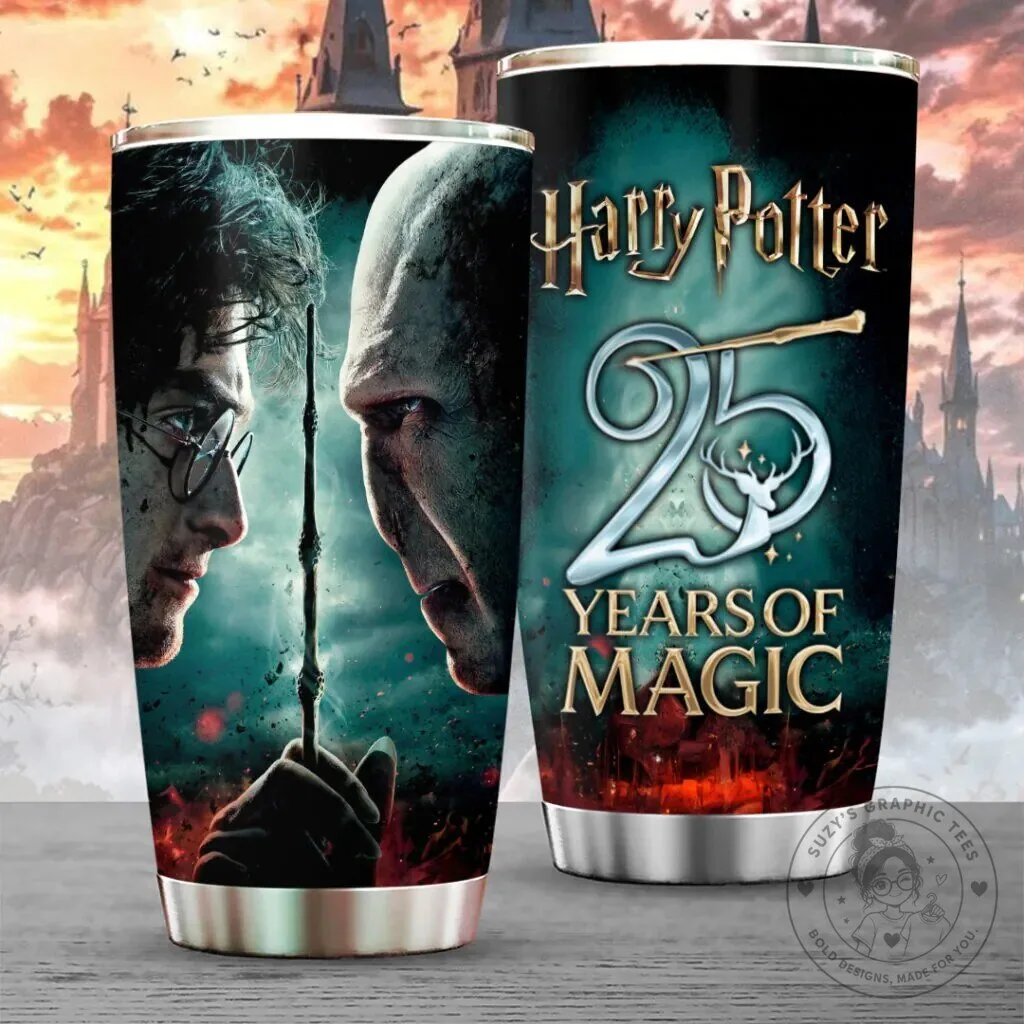 Harry Potter 25 Years of Magic Stainless Steel Insulated Tumbler Cup