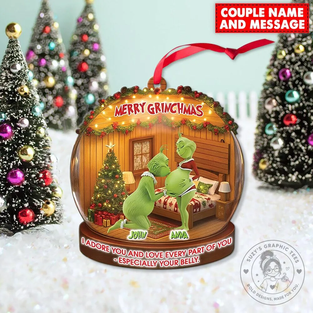 The Grinch Couple I Adore You And Love Every Part Of You Christmas Ornament 10 The Grinch Couple I Adore You And Love Every Part Of You Christmas Ornament