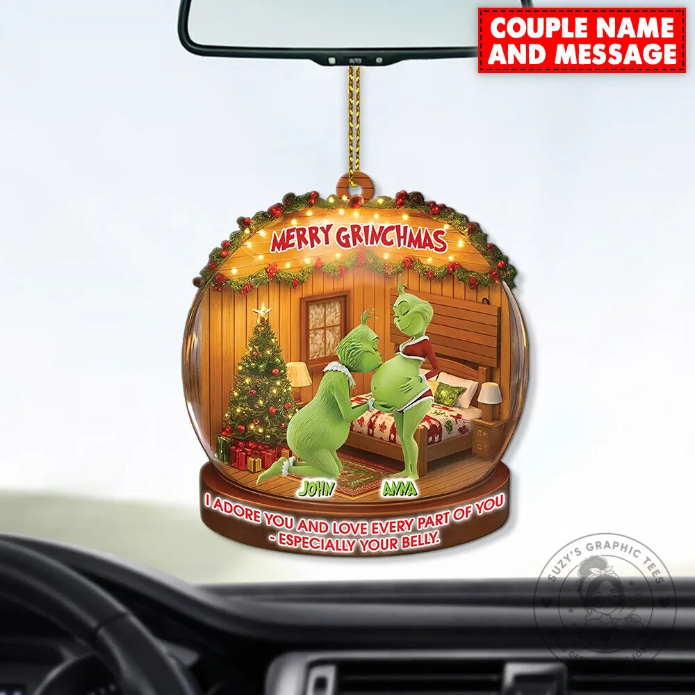 The Grinch Couple I Adore You And Love Every Part Of You Christmas Ornament 11 The Grinch Couple I Adore You And Love Every Part Of You Christmas Ornament