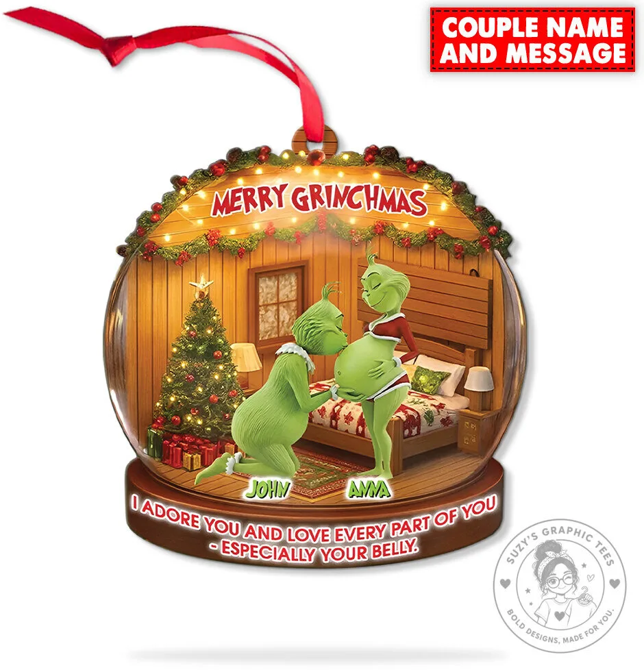 The Grinch Couple I Adore You And Love Every Part Of You Christmas Ornament 13 The Grinch Couple I Adore You And Love Every Part Of You Christmas Ornament