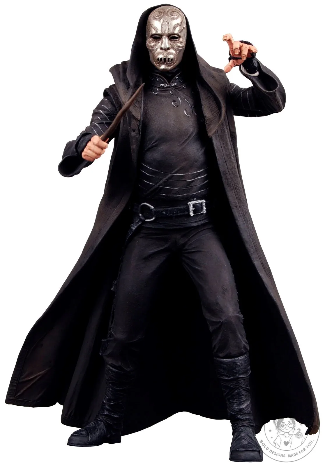 Harry Potter Death Eater Silver Masked Wizard Action Figure
