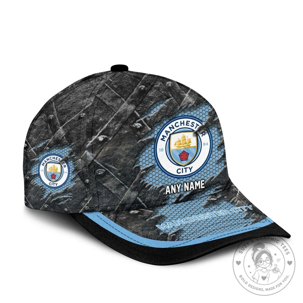 Manchester City Football Club Personalized Distressed Cap Hat 10 Manchester City Football Club Personalized Distressed Cap Hat