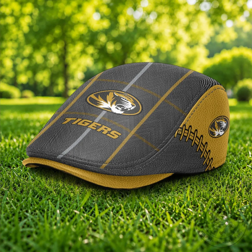 Missouri Tigers NCAA Golf Flat Cap Hat Missouri Tigers NCAA Golf Flat Cap Hat