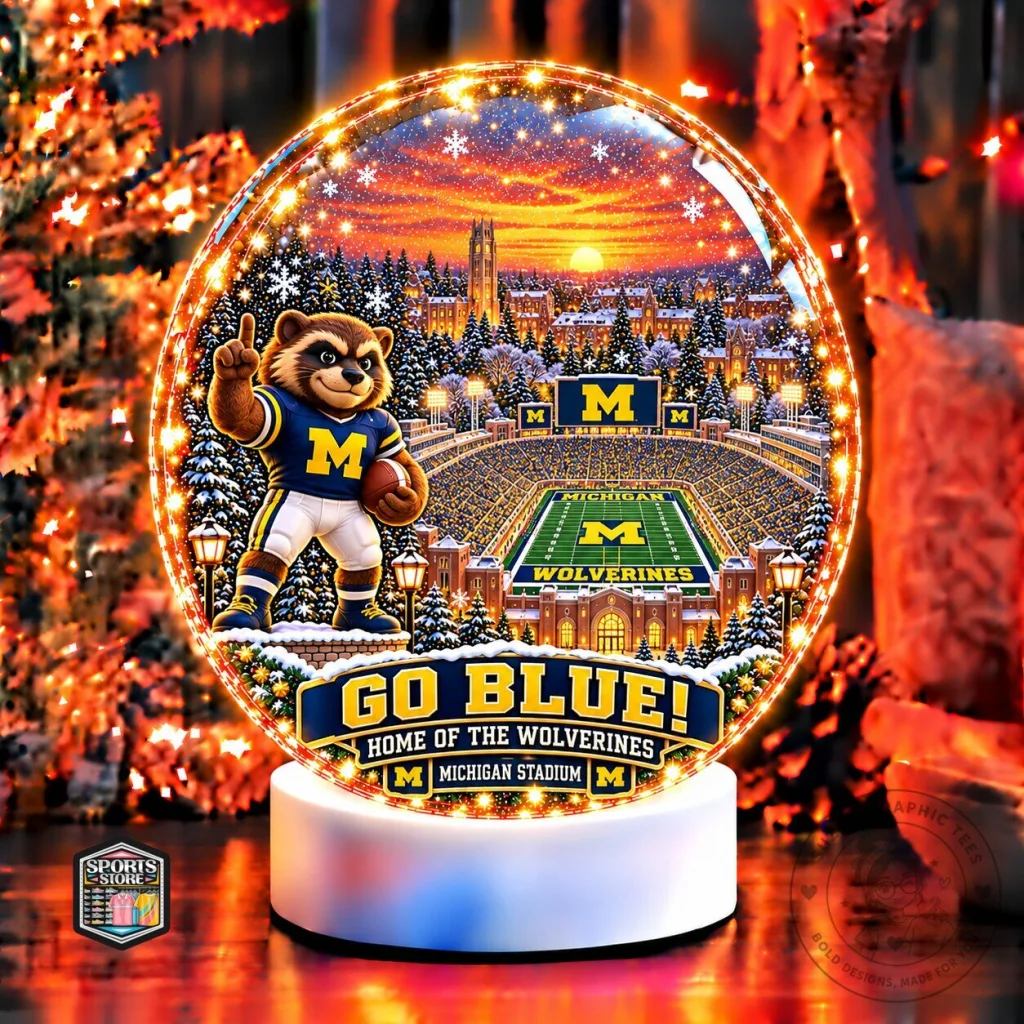 Michigan Wolverines Football Stadium Light-Up Ornament Michigan Wolverines Football Stadium Light-Up Ornament