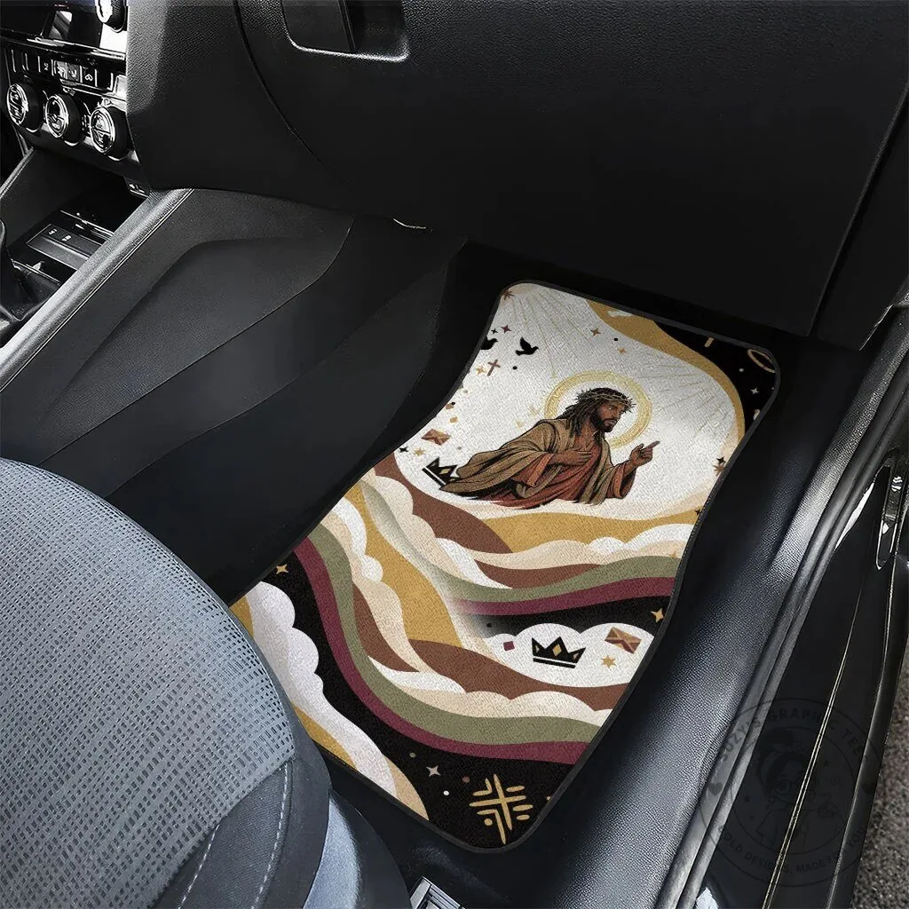 King Jesus African Black Christ Religious Christian Faith Holy Cross Dove Car Mat 12 King Jesus African Black Christ Religious Christian Faith Holy Cross Dove Car Mat