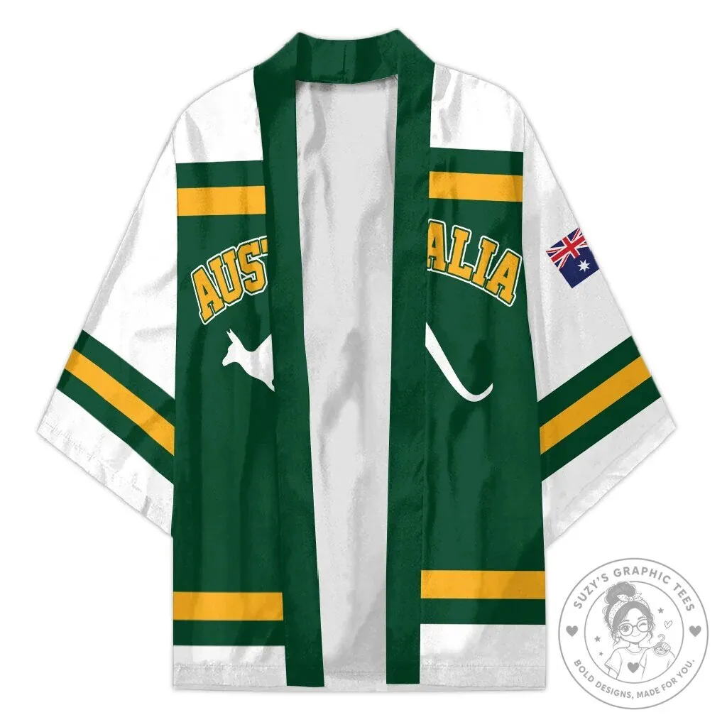 Australia Hockey Kookaburras Go Champions Kimono Robe