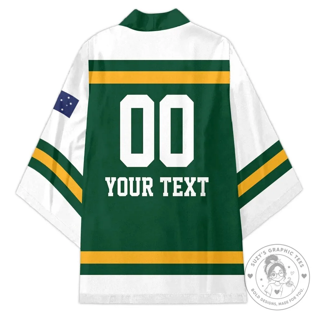 Australia Hockey Kookaburras Go Champions Kimono Robe 7 Australia Hockey Kookaburras Go Champions Kimono Robe