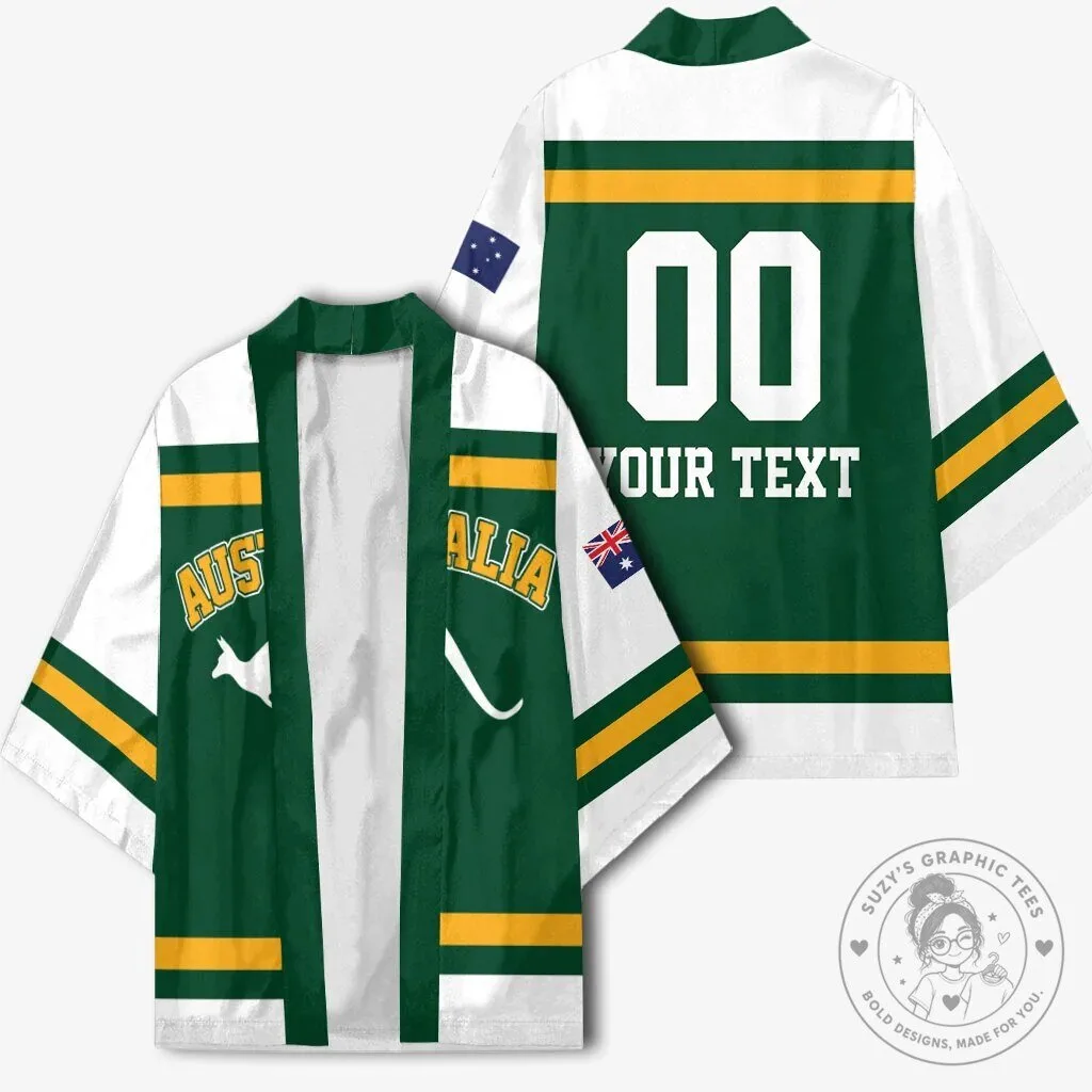 Australia Hockey Kookaburras Go Champions Kimono Robe 8 Australia Hockey Kookaburras Go Champions Kimono Robe
