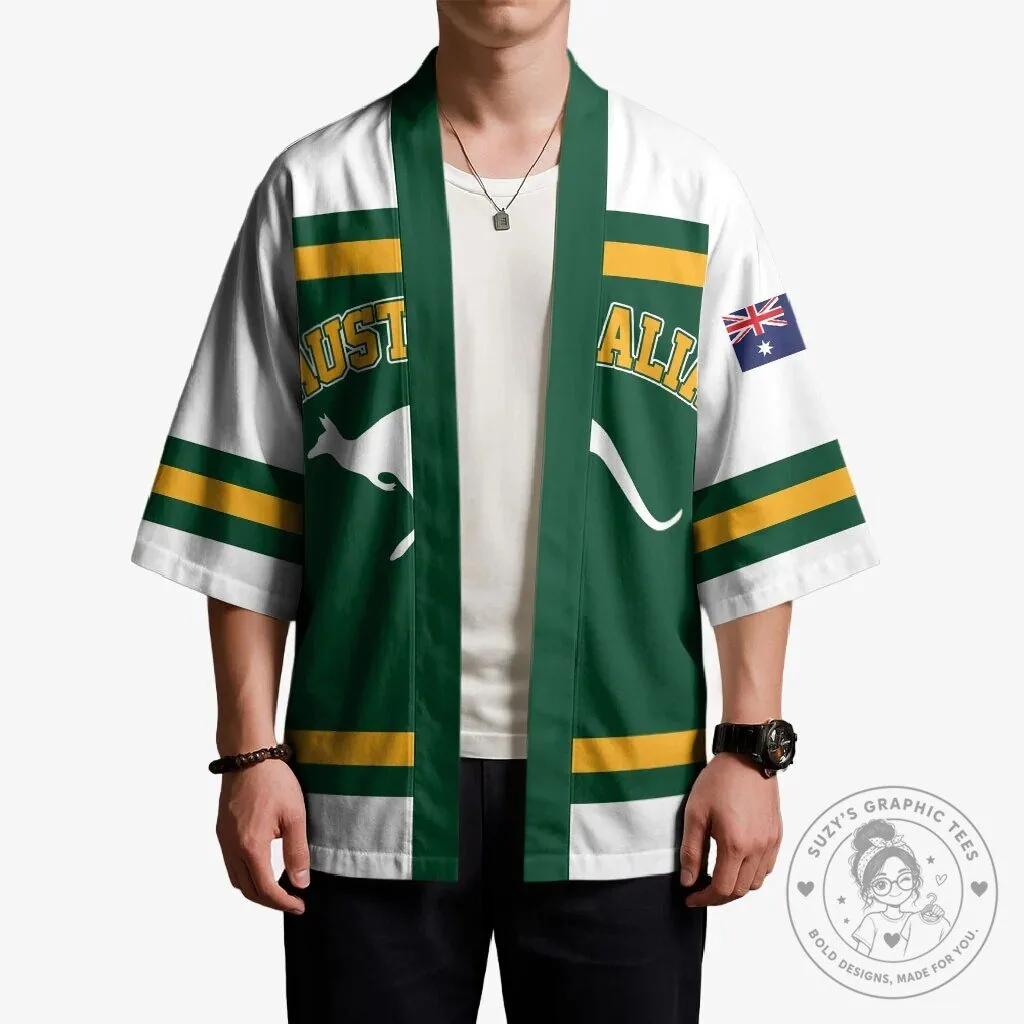 Australia Hockey Kookaburras Go Champions Kimono Robe 9 Australia Hockey Kookaburras Go Champions Kimono Robe