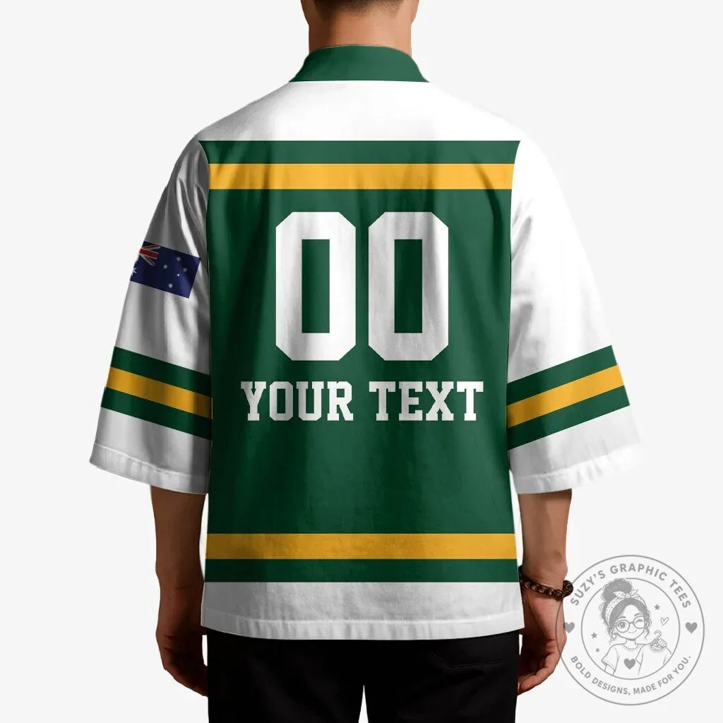 Australia Hockey Kookaburras Go Champions Kimono Robe 11 Australia Hockey Kookaburras Go Champions Kimono Robe