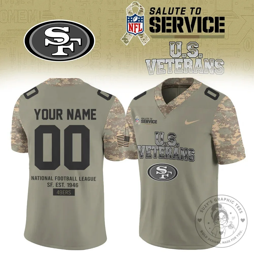 National Football League Salute To Service US Veterans Custom Football Jersey 12 National Football League Salute To Service US Veterans Custom Football Jersey