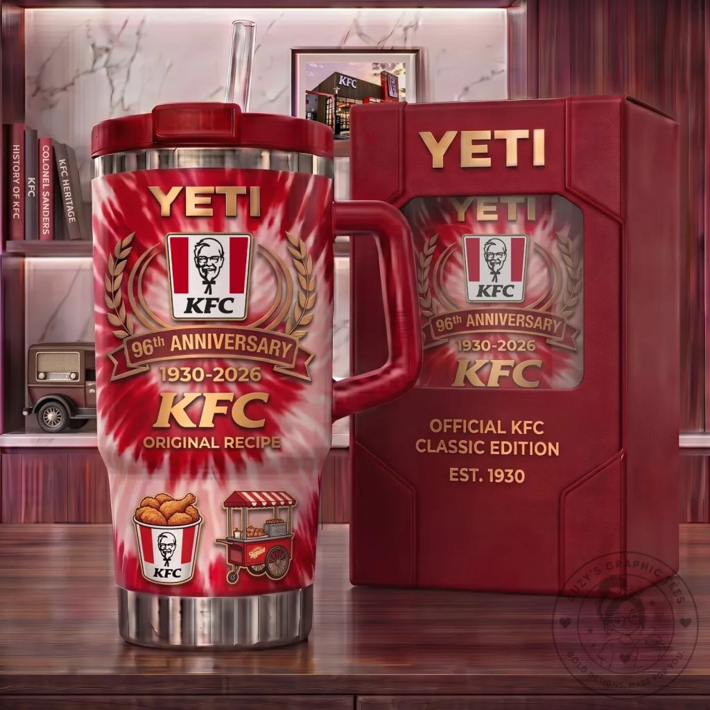 Kentucky Fried Chicken 96th Anniversary Yeti Tumbler with Handle Kentucky Fried Chicken 96th Anniversary Yeti Tumbler with Handle