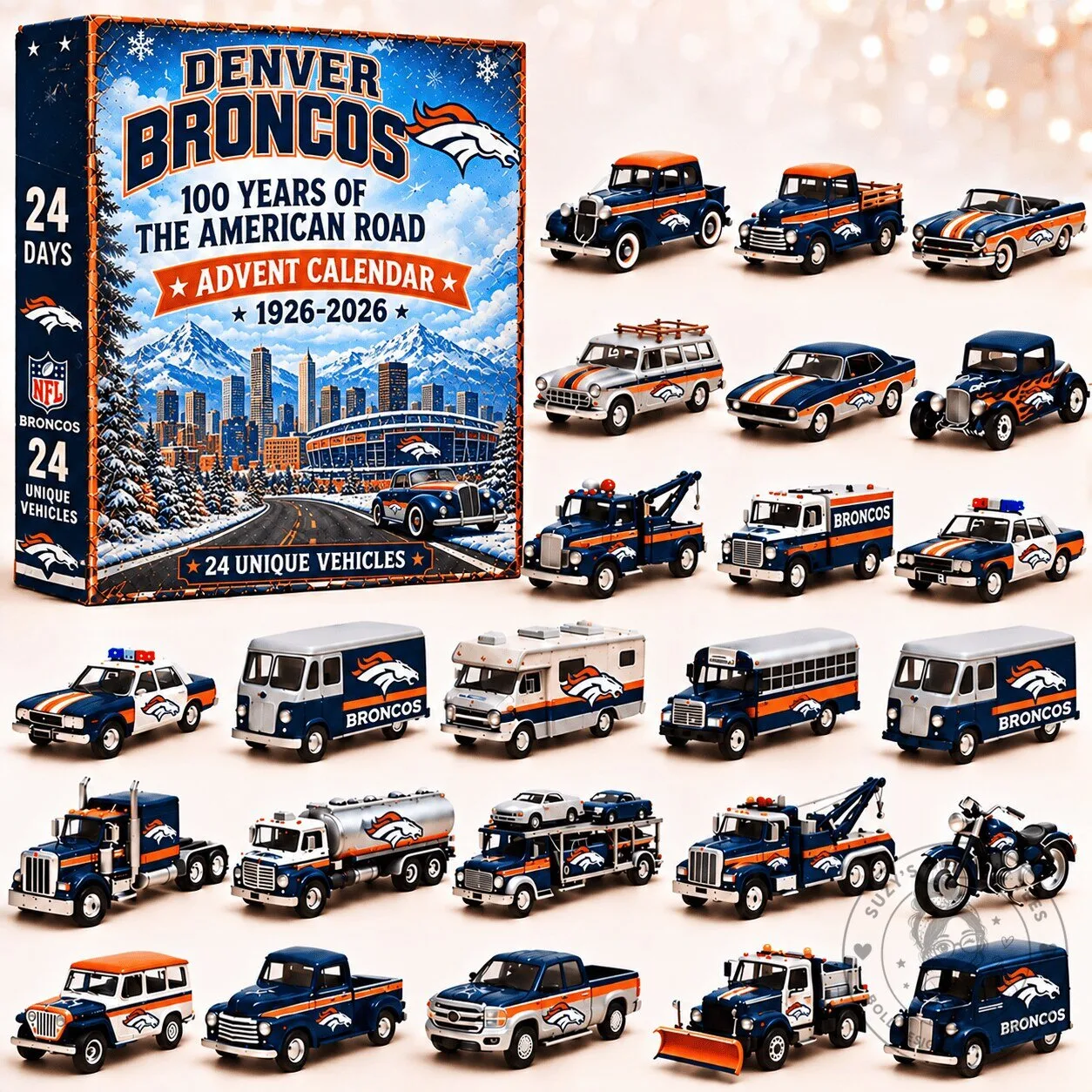 Denver Broncos 100 Years of the American Road Advent Calendar 3 Denver Broncos 100 Years of the American Road Advent Calendar