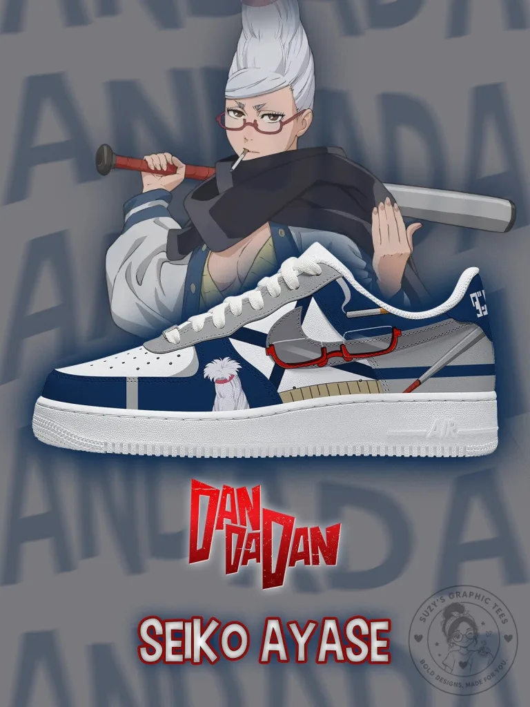 Dandadan Seiko Ayase Anime Character Custom Design Shoes