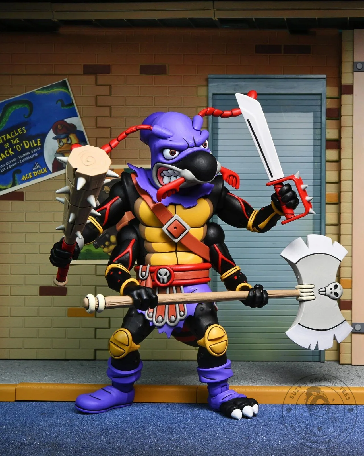 Teenage Mutant Ninja Turtles Antrax and Scumbug Cartoon Action Figure 2-Pack 13 Teenage Mutant Ninja Turtles Antrax and Scumbug Cartoon Action Figure 2-Pack