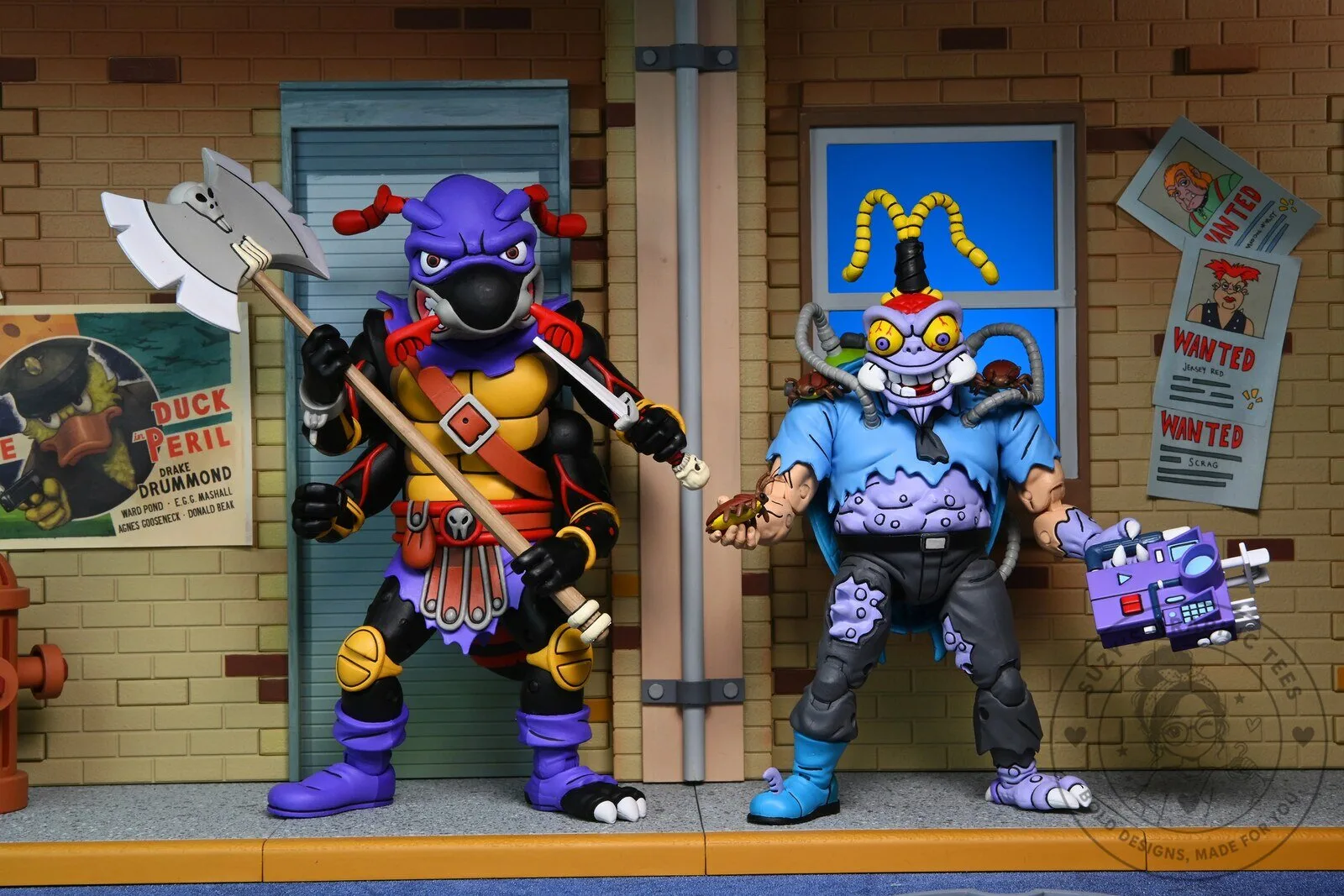 Teenage Mutant Ninja Turtles Antrax and Scumbug Cartoon Action Figure 2-Pack 15 Teenage Mutant Ninja Turtles Antrax and Scumbug Cartoon Action Figure 2-Pack