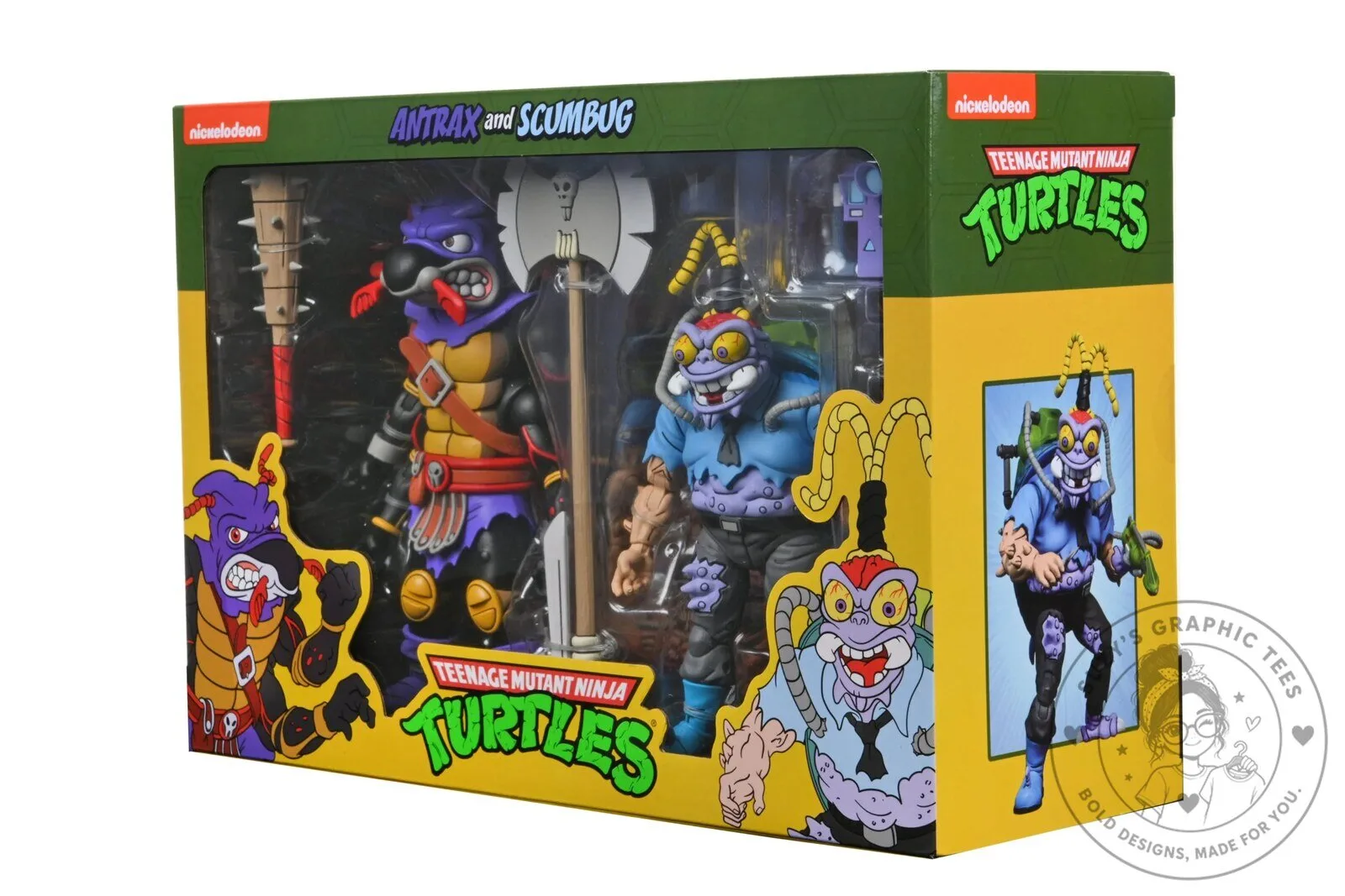 Teenage Mutant Ninja Turtles Antrax and Scumbug Cartoon Action Figure 2-Pack 21 Teenage Mutant Ninja Turtles Antrax and Scumbug Cartoon Action Figure 2-Pack