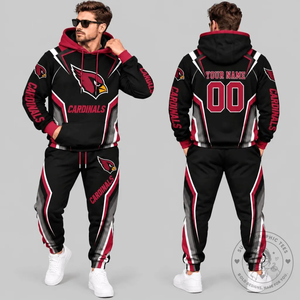 Arizona Cardinals NFL Football Team Gradient Stripe Hoodie Sweatshirt Arizona Cardinals NFL Football Team Gradient Stripe Hoodie Sweatshirt