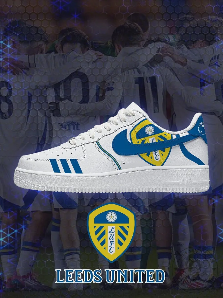 Leeds United Football Club Custom Sneakers 21 Leeds United Football Club Custom Sneakers