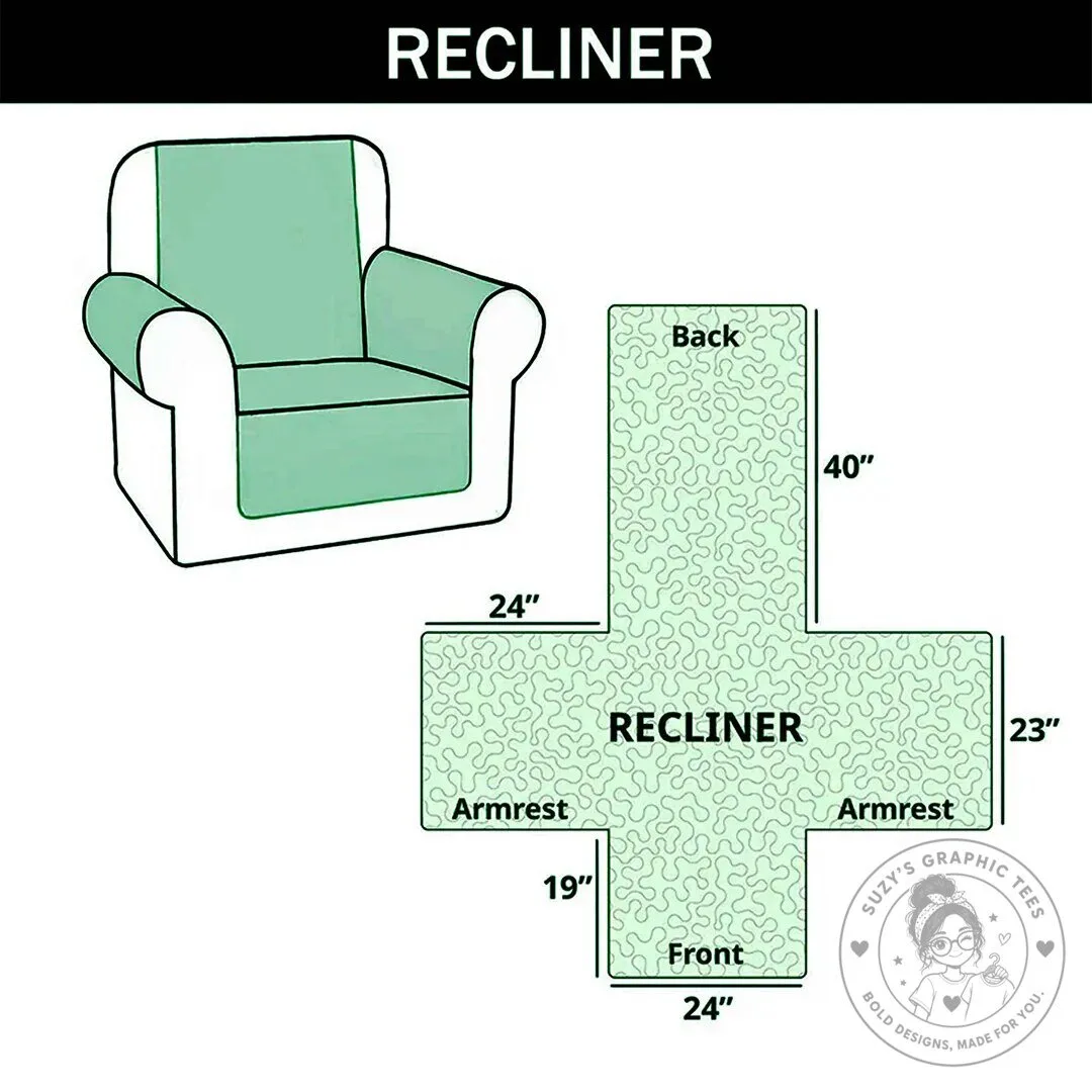 French Bulldog Autumn Leaves Quilted Recliner Cover 13 French Bulldog Autumn Leaves Quilted Recliner Cover