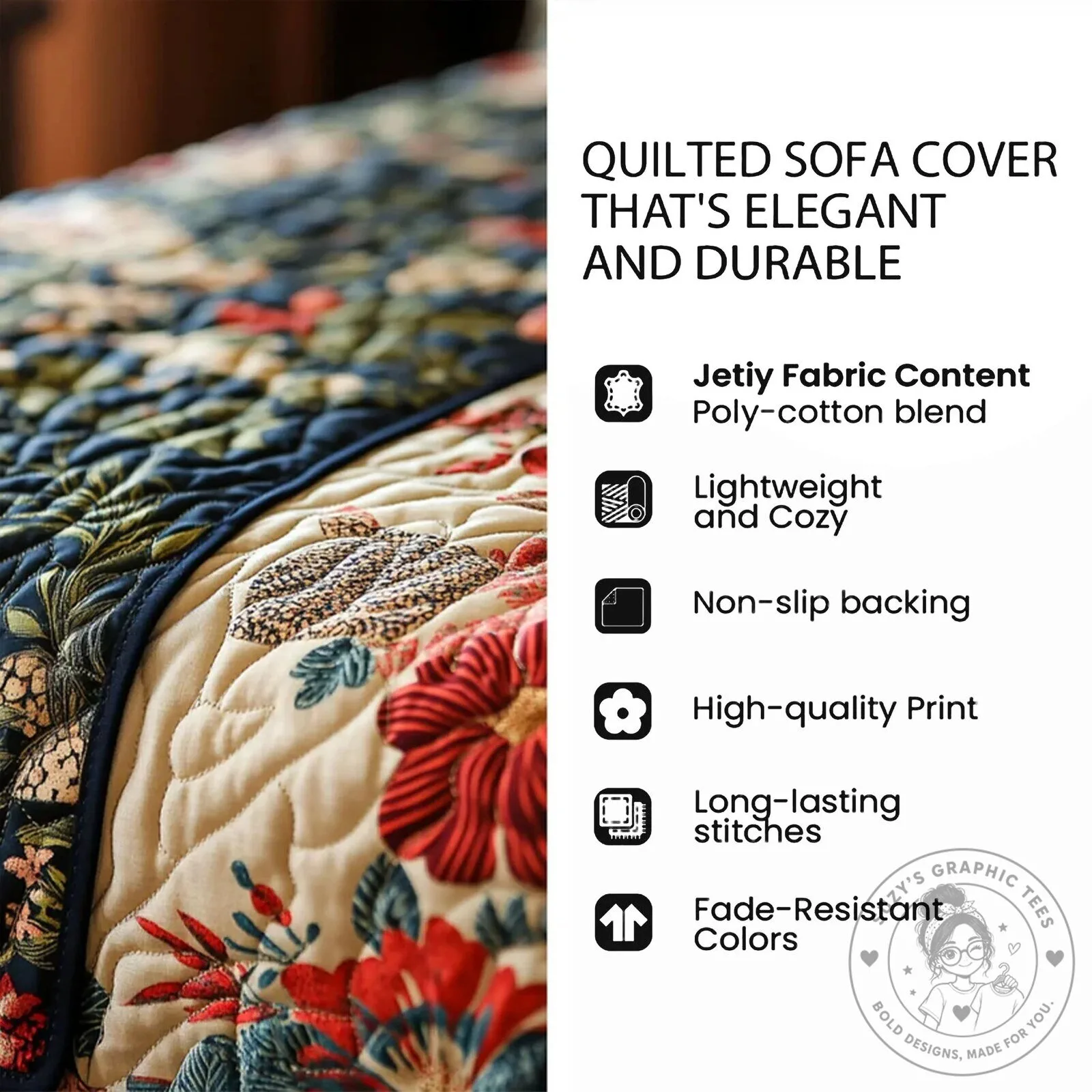 French Bulldog Autumn Leaves Quilted Recliner Cover 18 French Bulldog Autumn Leaves Quilted Recliner Cover