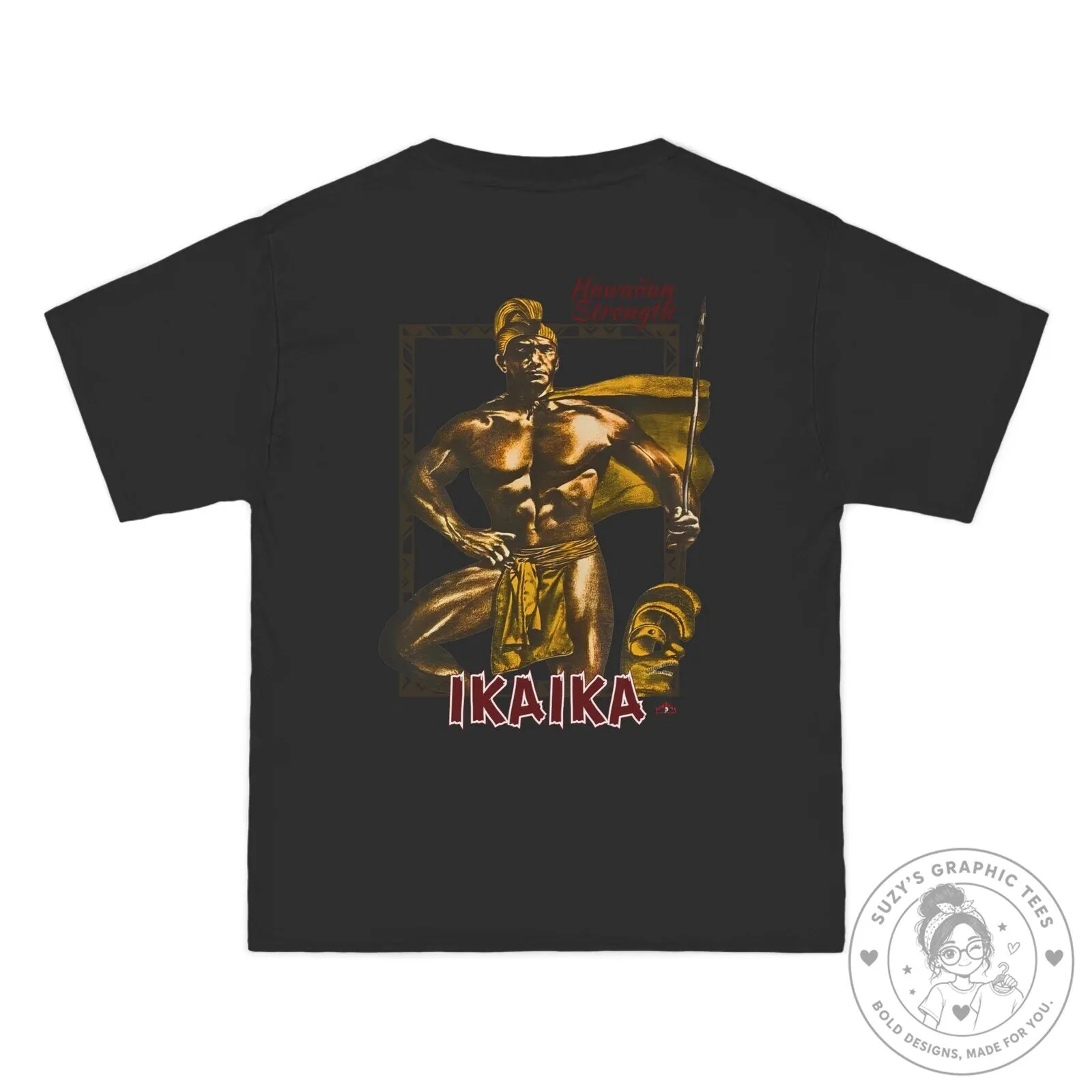 Hawaiian Strength Ikaika Vintage Design Short Sleeve T-Shirt