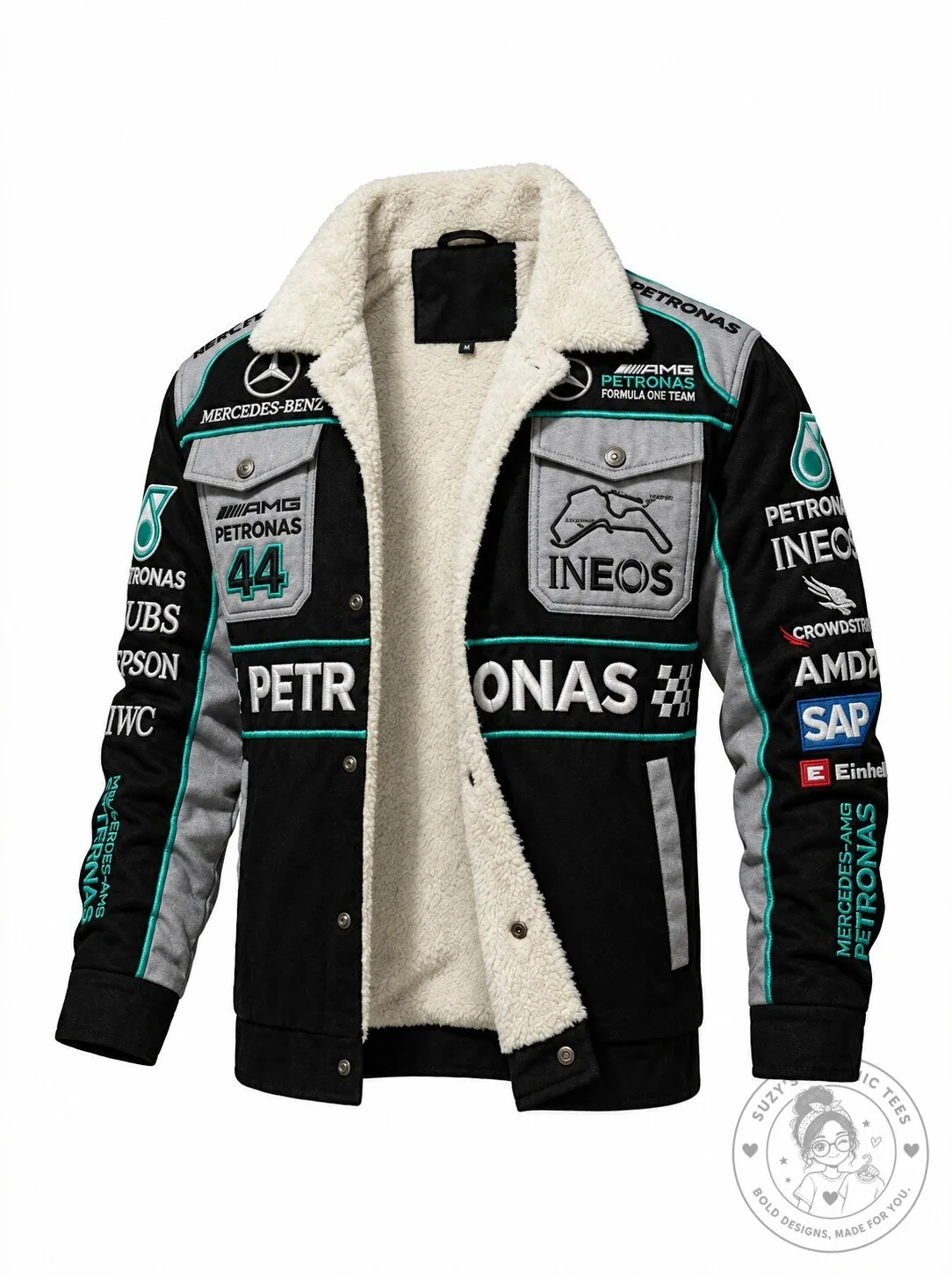 Mercedes-AMG Petronas Formula One Team Lewis Hamilton 44 Racing Jacket