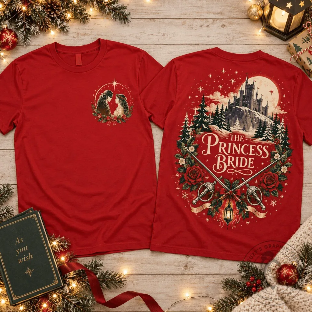 Romantic Fantasy Movie T-Shirt for Christmas The Princess Bride Romantic Fantasy Movie T-Shirt for Christmas: The Princess Bride