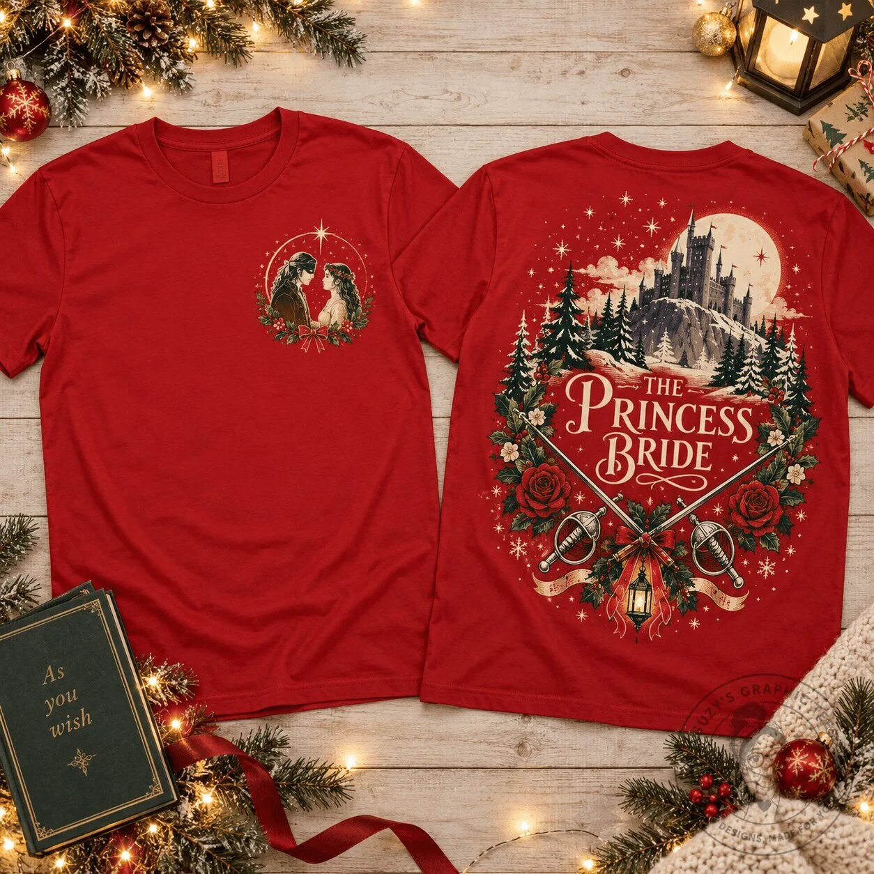 Romantic Fantasy Movie T-Shirt for Christmas: The Princess Bride