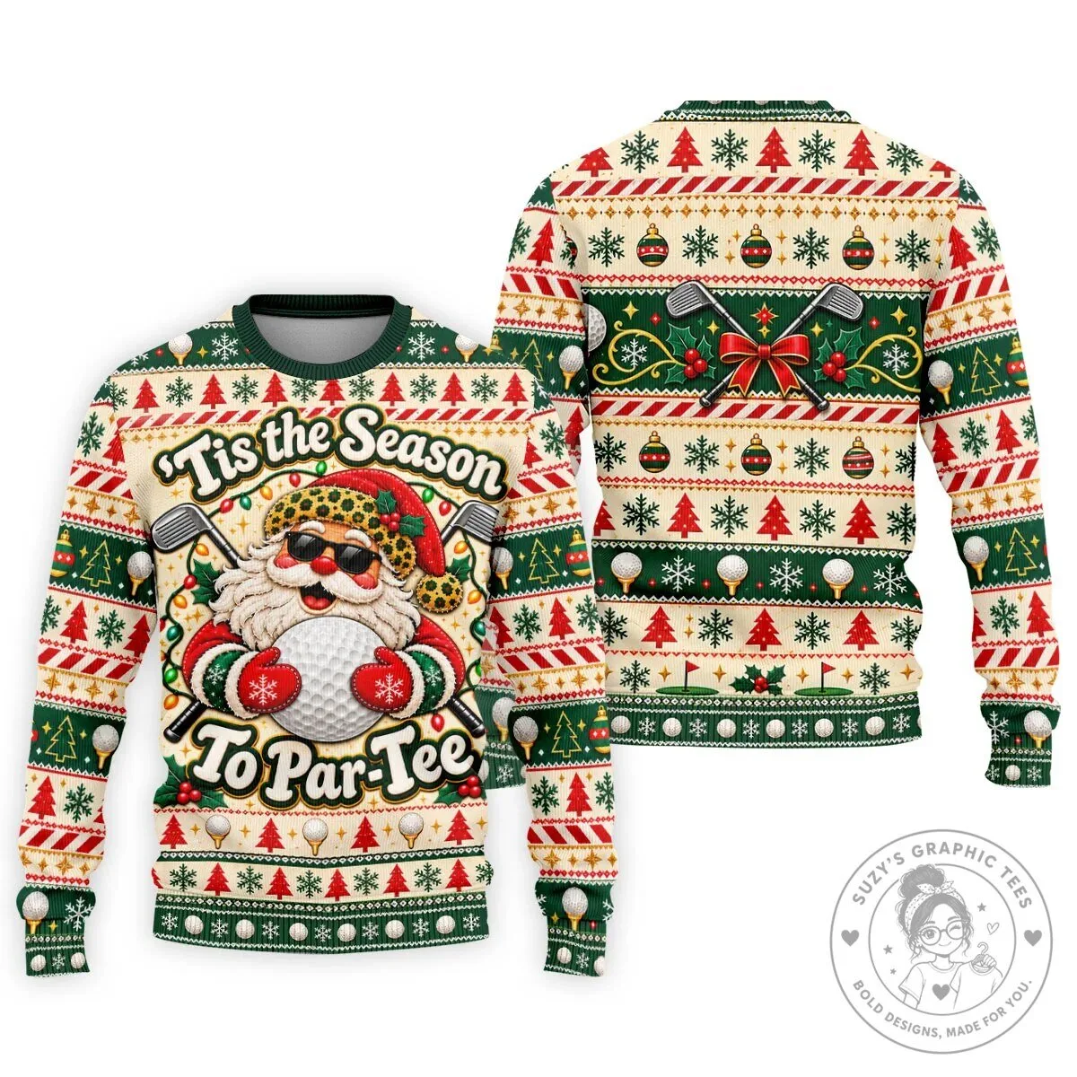 Tis The Season To Par-Tee Christmas Golf Santa Claus Polo Shirt 17 Tis The Season To Par-Tee Christmas Golf Santa Claus Polo Shirt