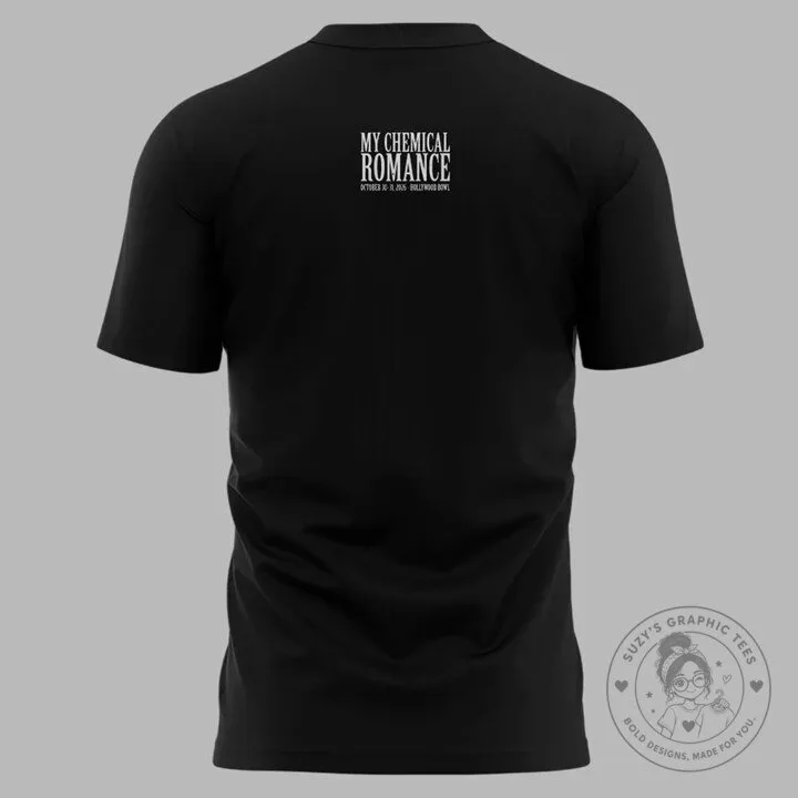 My Chemical Romance Hollywood Bowl Los Angeles Concert T-Shirt 7 My Chemical Romance Hollywood Bowl Los Angeles Concert T-Shirt